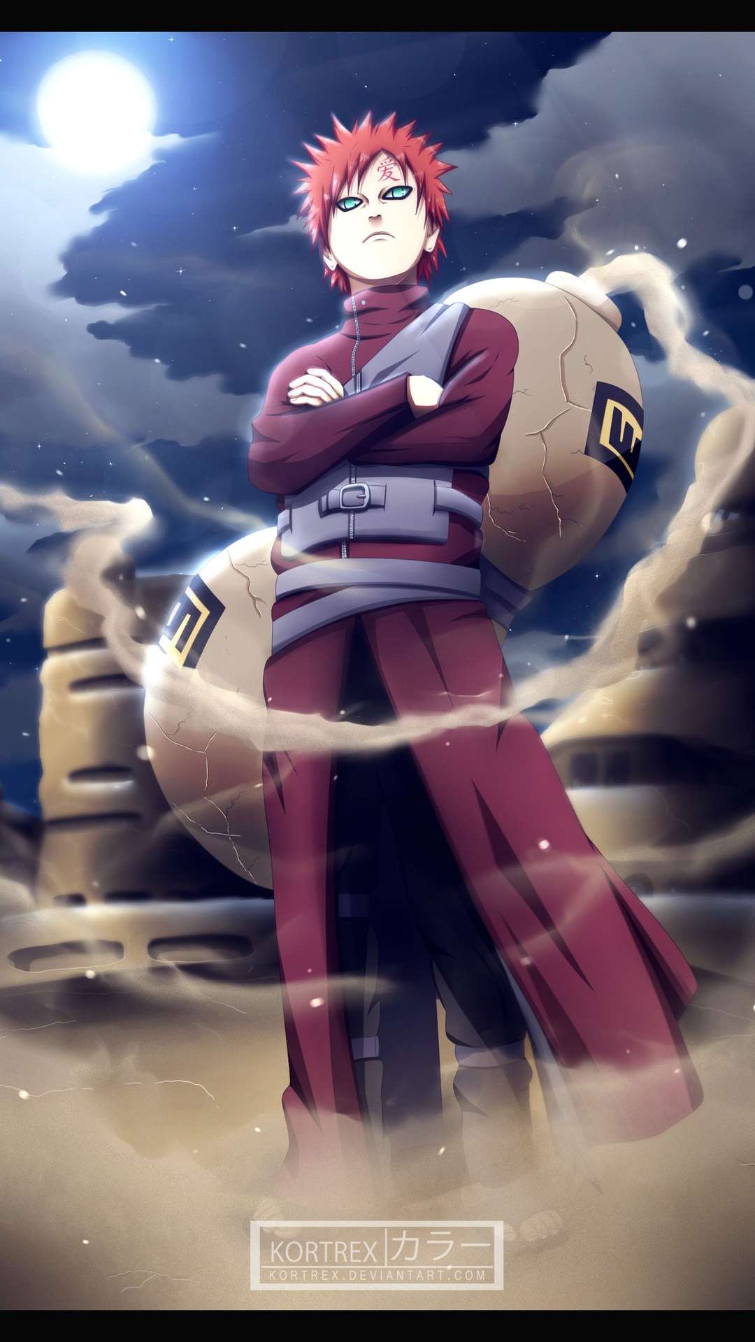 1080x1920 Gaara Wallpaper for iPhone and Android, Phone