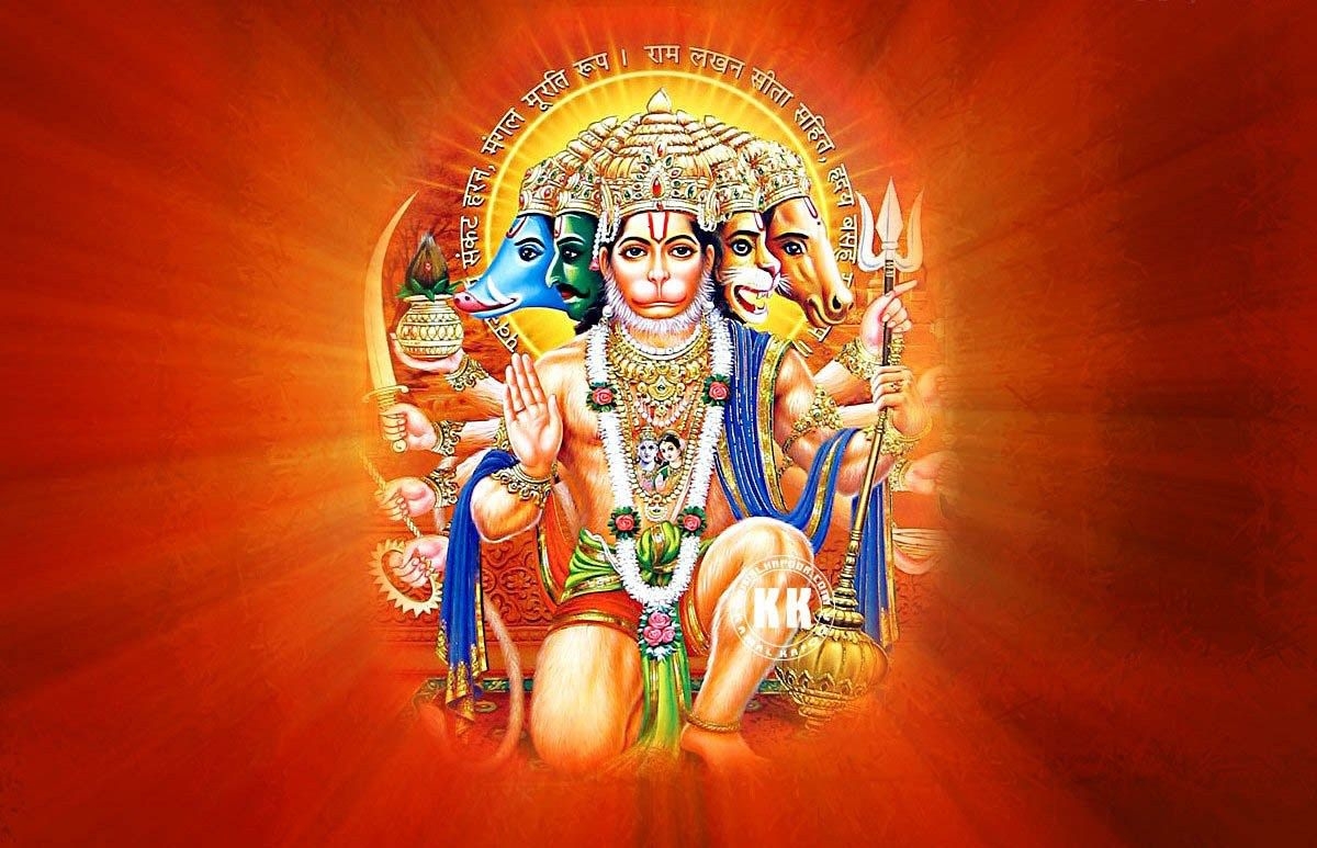 1200x780 Panchmukhi Hanuman Wallpaper, Desktop