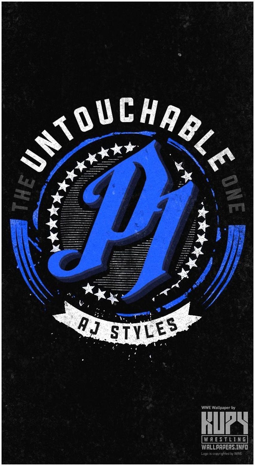830x1500 Aj Styles Logo Wallpaper. Aj styles, Aj styles wwe, Wwe wallpaper, Phone