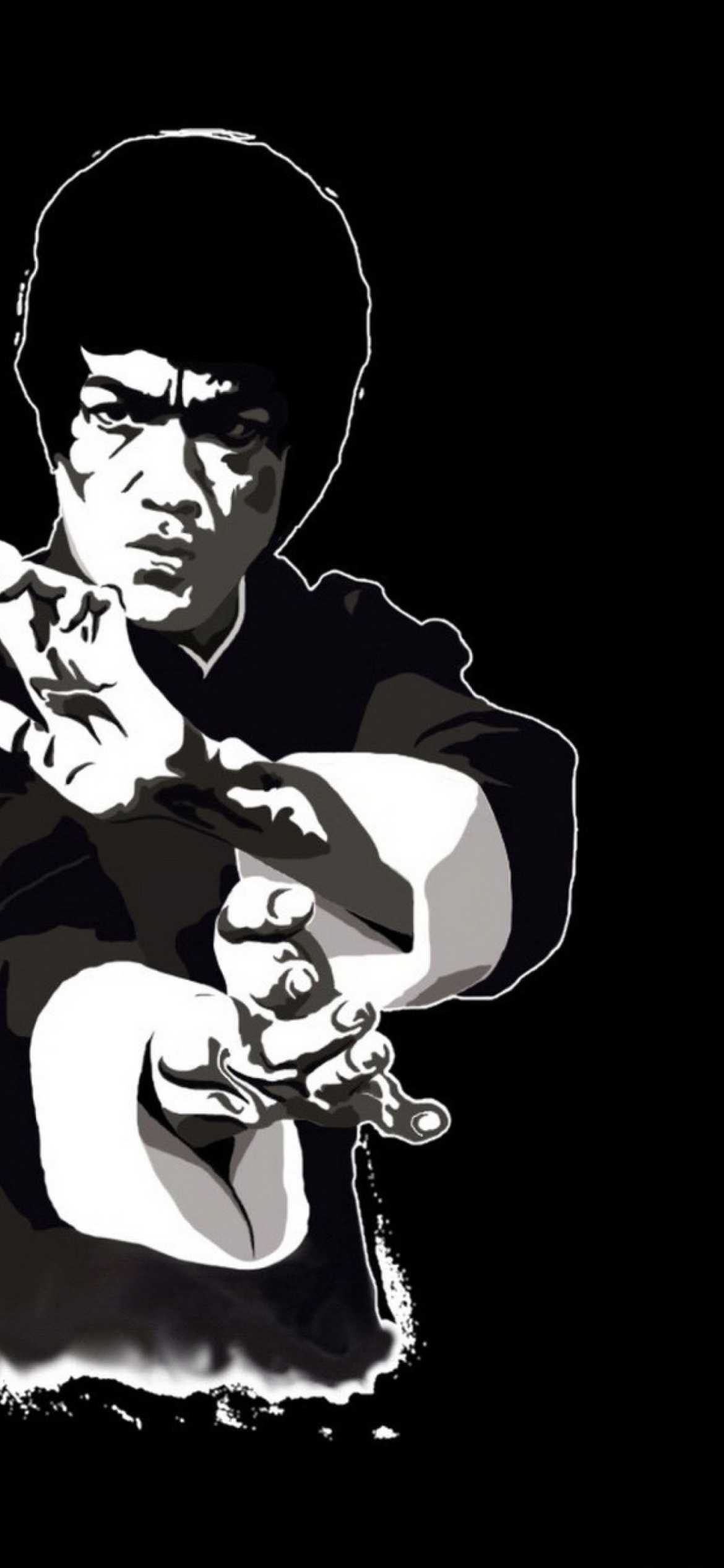 1170x2540 IPhone Bruce Lee Wallpaper, Phone