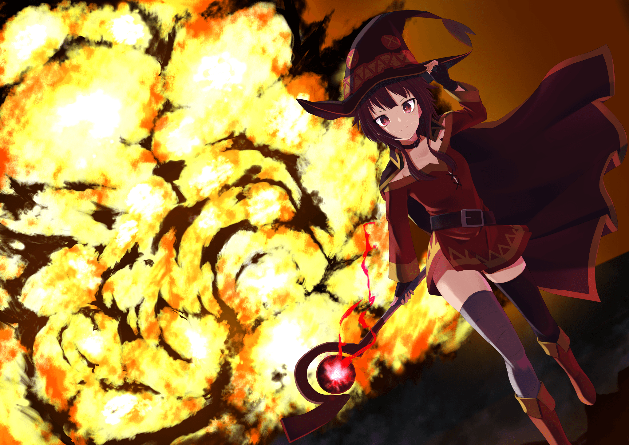2050x1450 Megumin (KonoSuba) HD Wallpaper, Desktop