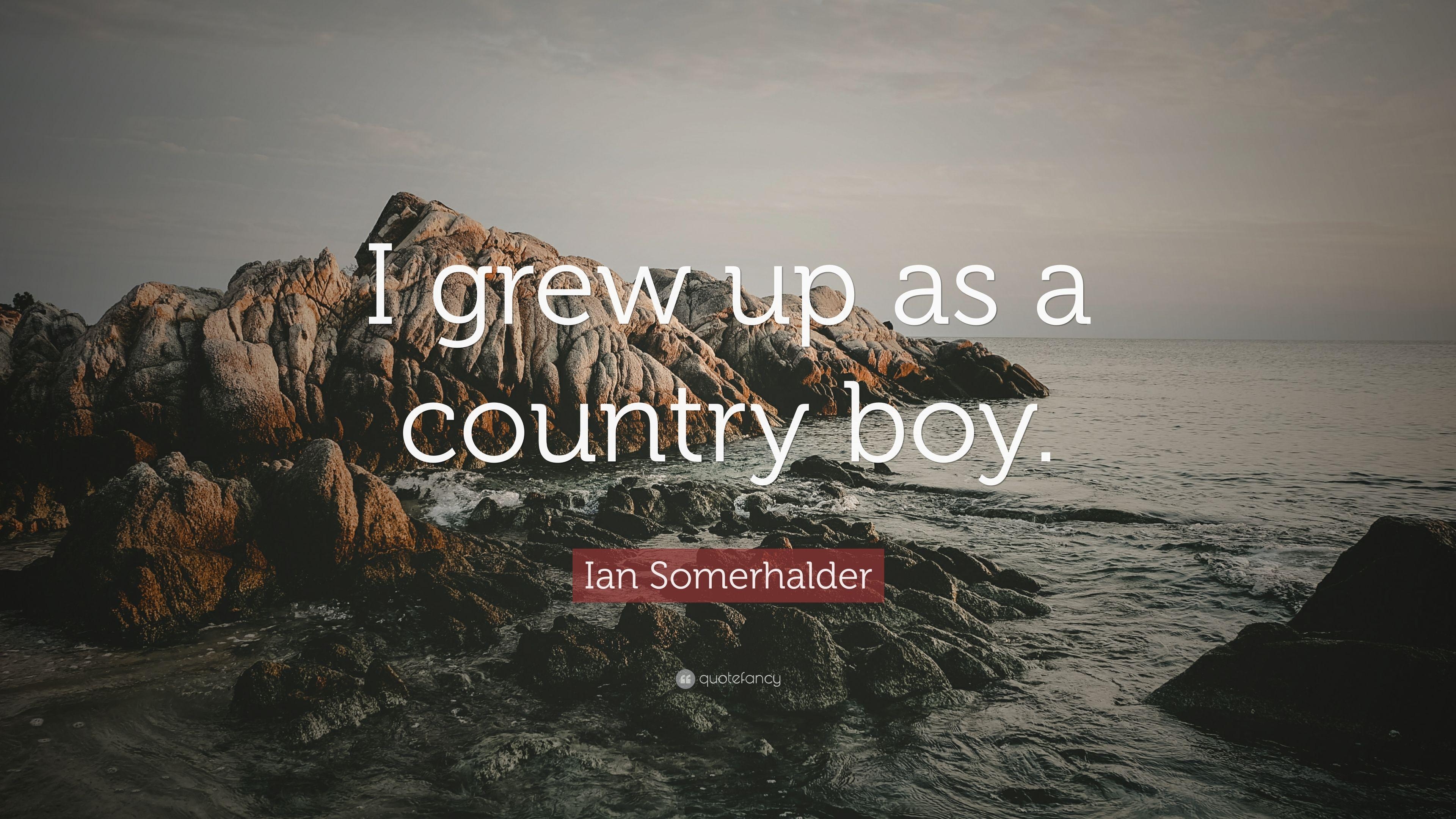 3840x2160 Ian Somerhalder Quote: “I grew up as a country boy.” 7 wallpaper, Desktop