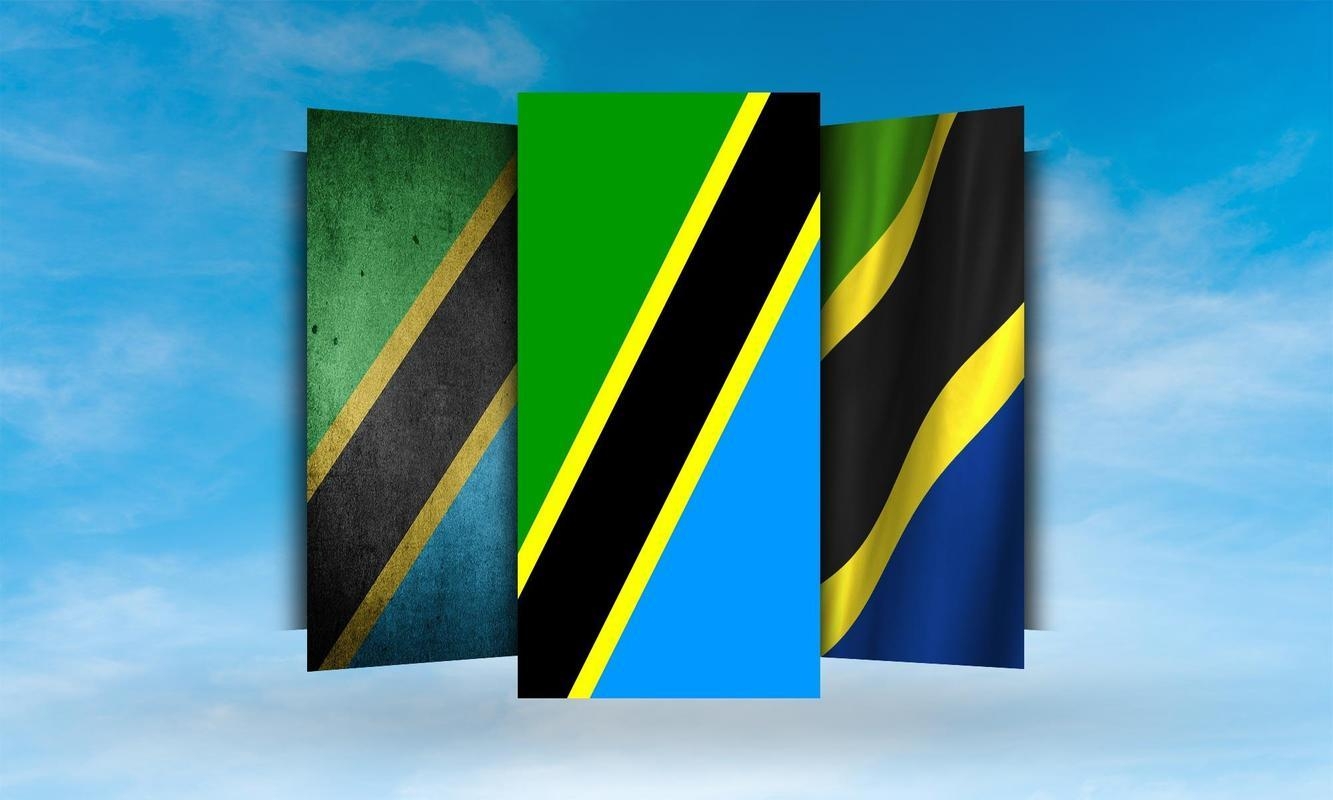 1340x800 Tanzania Flag Wallpaper for Android, Desktop