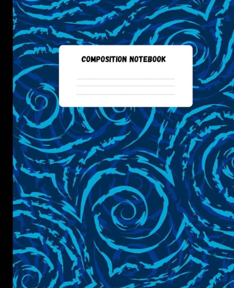 820x1000 Wave Composition Notebook: Blank Wide Ruled Paper Notebook. Seamless blue Wave Pattern Wallpaper Design. Wide Lined Workbook Journal for Girls Boys. Students Children.5 x 9.25 (100 Pages), Phone