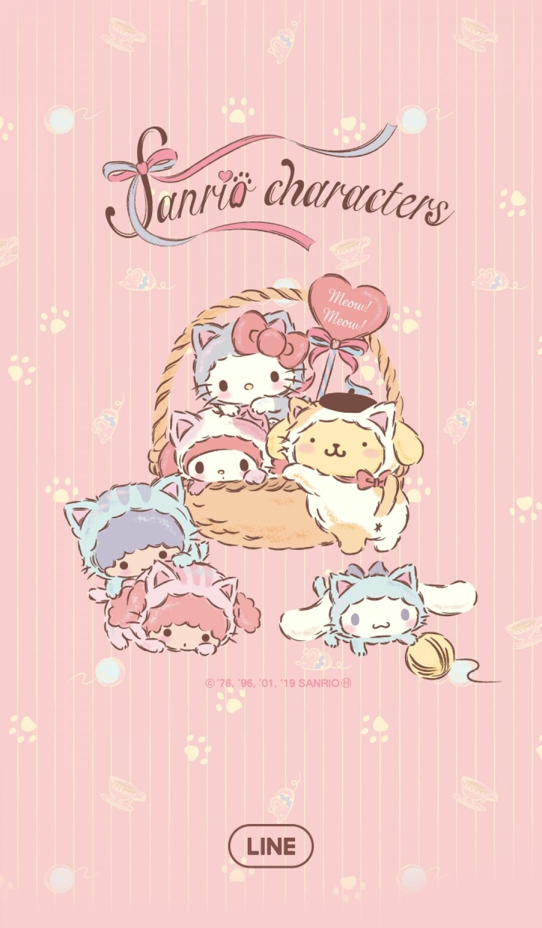 1080x1850 SANRIO CHARACTERS (Kitties). Line Wallpaper in 2019. Hello / iPhone HD Wallpaper Background Download HD Wallpaper (Desktop Background / Android / iPhone) (1080p, 4k) () (2022), Phone