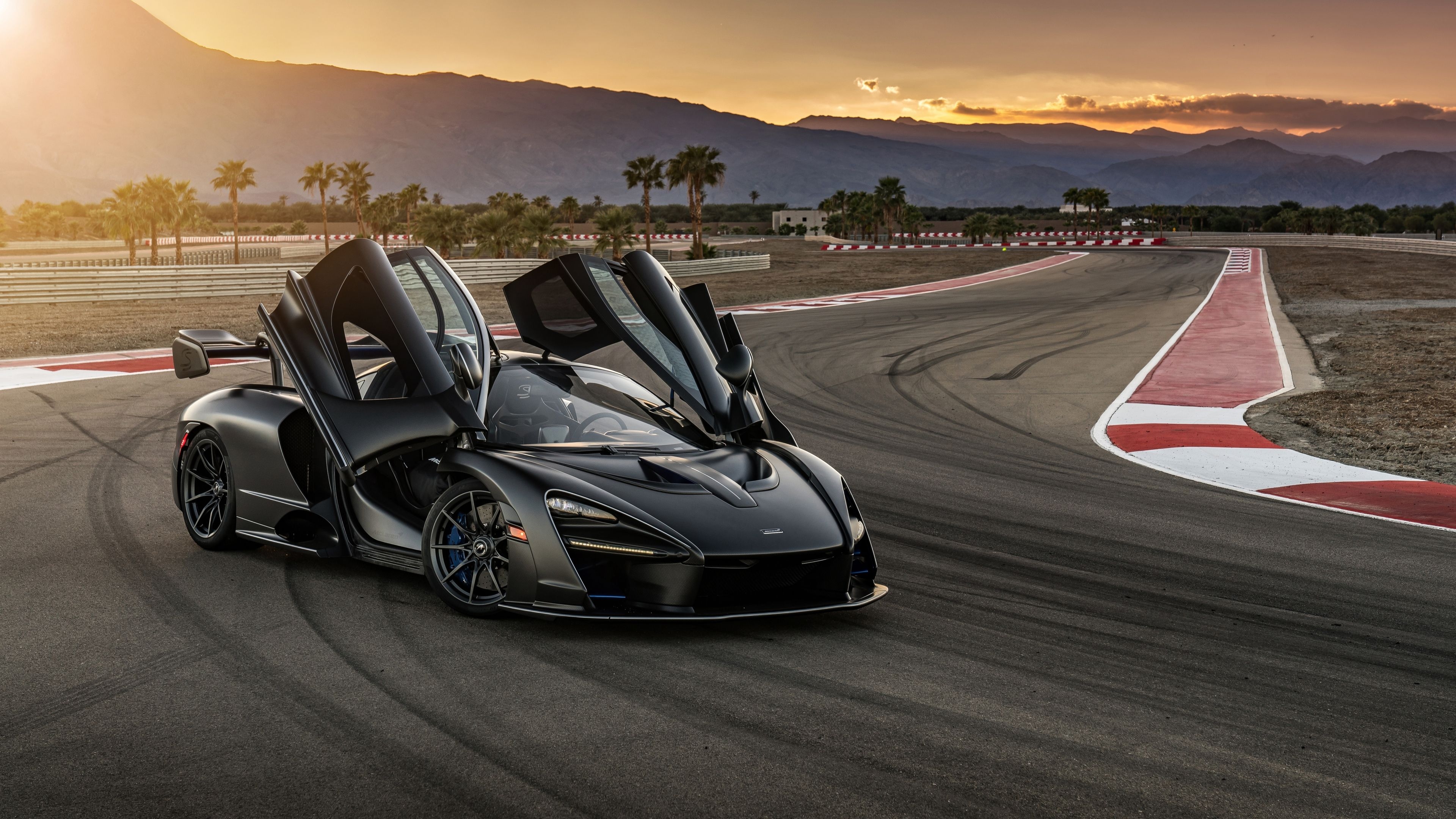 3840x2160 Download  Wallpaper Black, Mclaren Senna, On Road, 4k, Uhd 16: Widescreen,  HD Image, Background, 16498, Desktop