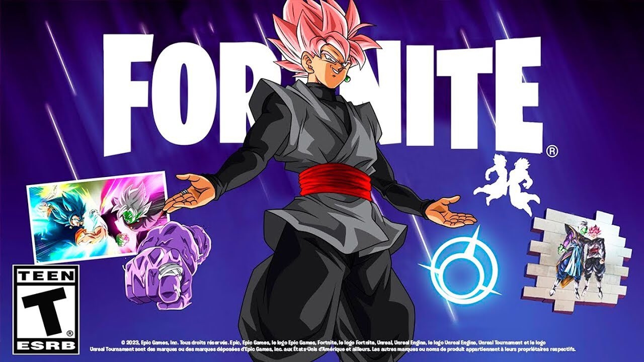 1280x720 Goku Black Fortnite wallpaper, Desktop