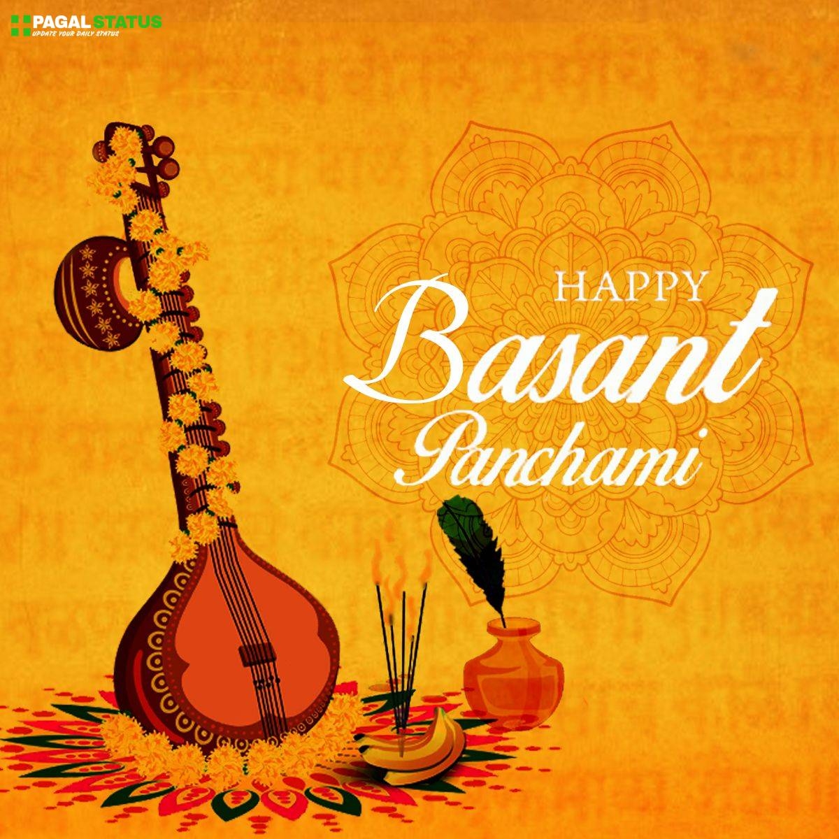 1200x1200 Saraswati Puja 2021 Status Video.pagalstatus.com, Phone