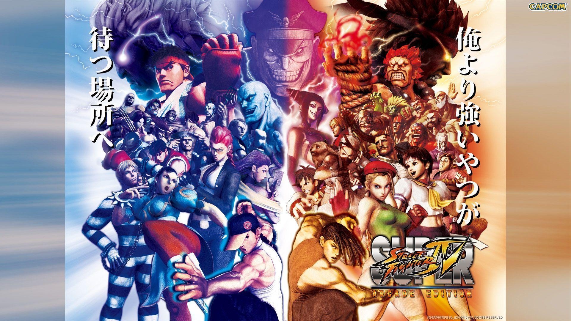 1920x1080 Super Street Fighter 4 Arcade Edition wallpaper with Oni and Evil Ryu, Desktop