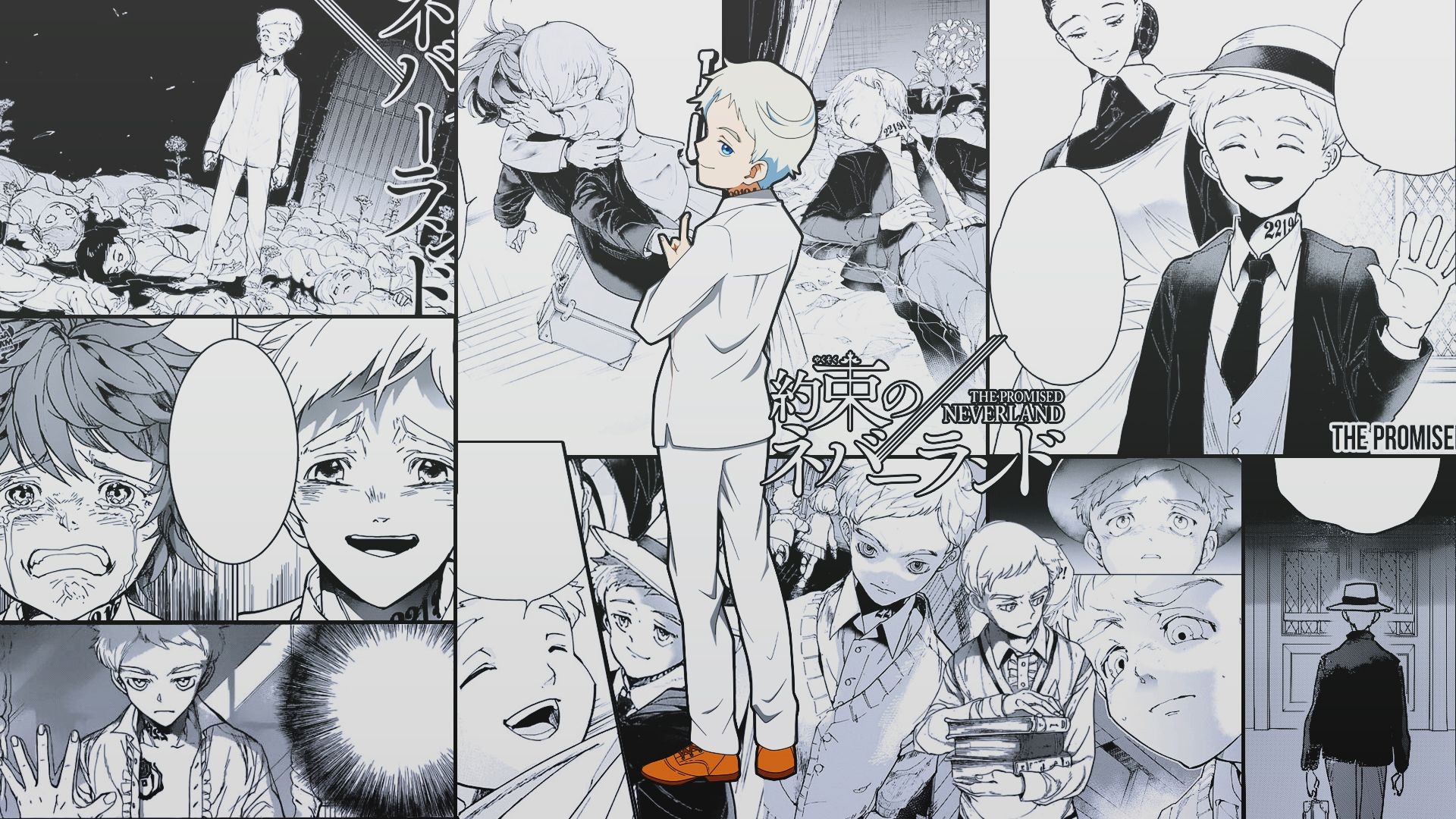 1920x1080 anime, anime boys, The promised neverland, Yakusoku no neverland, Desktop