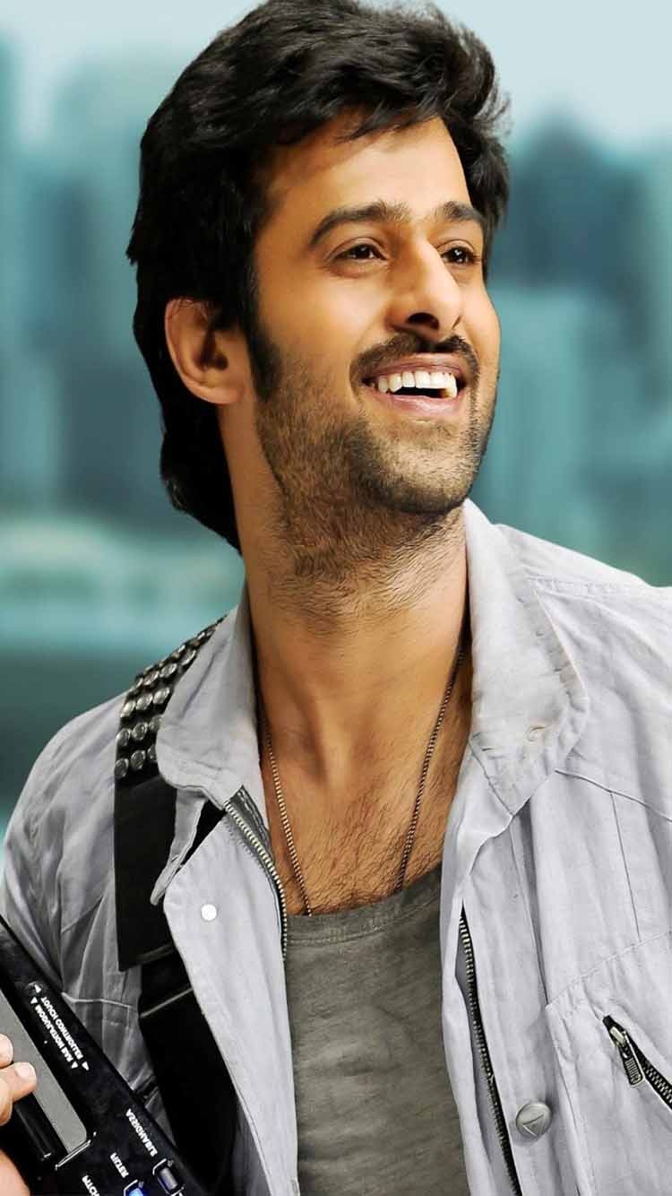 750x1340 South super star Prabhas smiling face HD wallpaper, Phone