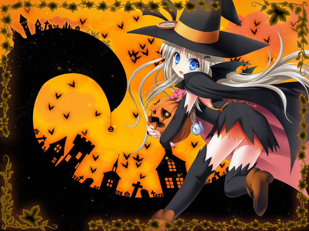 1280x960 Free download Halloween Anime Girl Beauty Wallpaper Important Wallpaper [] for your Desktop, Mobile & Tablet. Explore Beautiful Halloween Desktop Wallpaper. Beautiful Halloween Desktop Wallpaper, Halloween Wallpaper, Background Halloween, Desktop