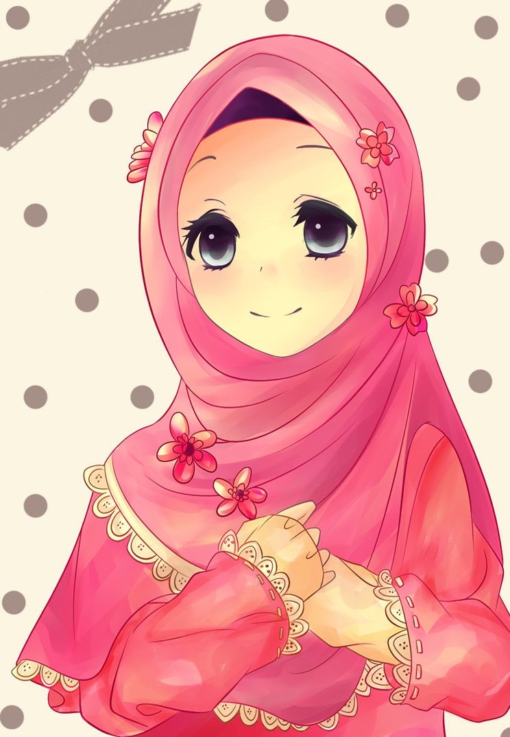 750x1080 Muslimah And Anime Image Muslim Cartoon Girls, Phone