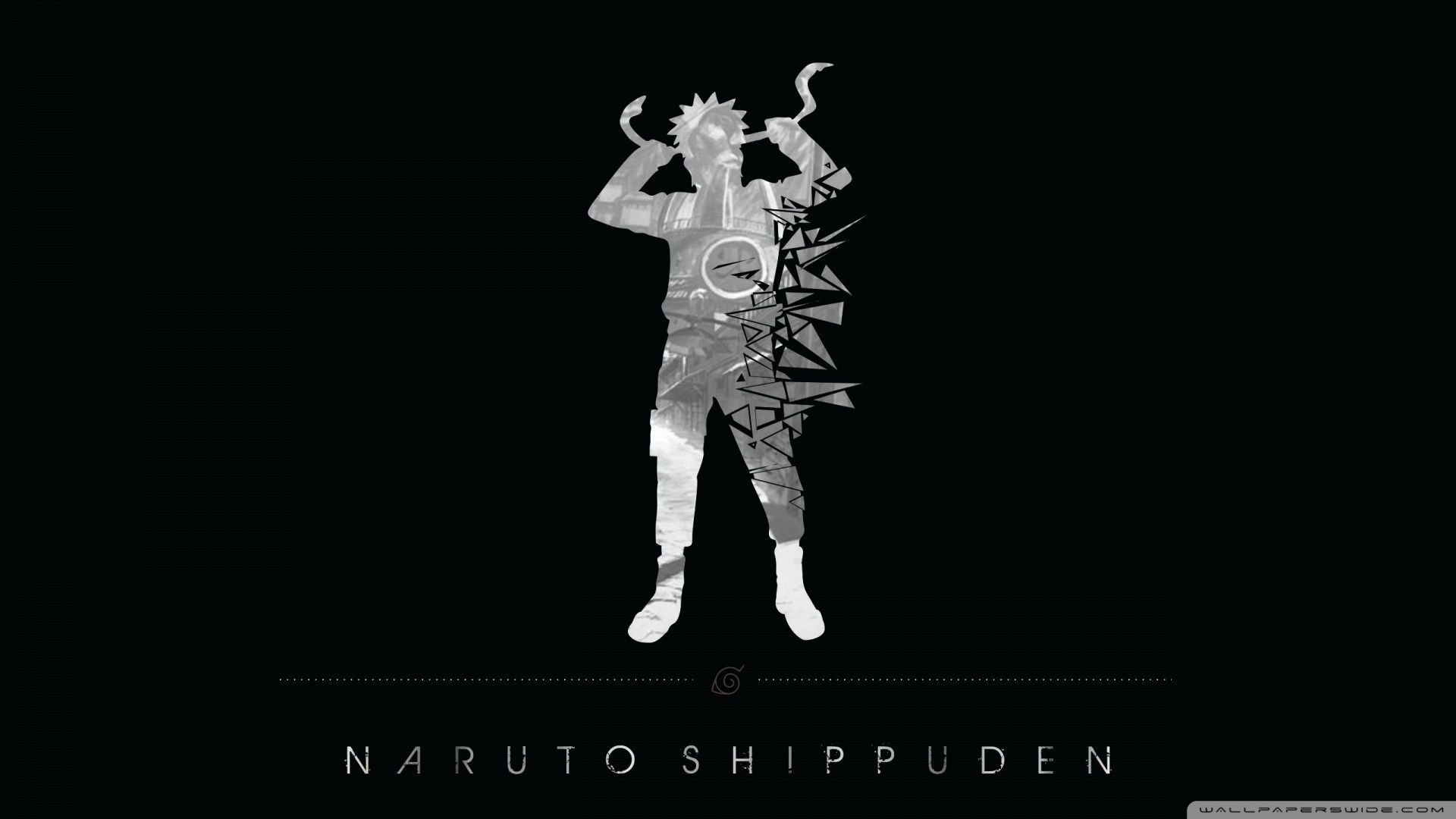 1920x1080 Naruto Wallpaper 4k Black And White, Desktop