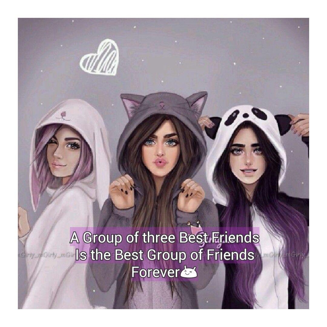 1080x1080 B♥F♡F♥. Girly m, Best friend drawings, Drawings of friends, Phone