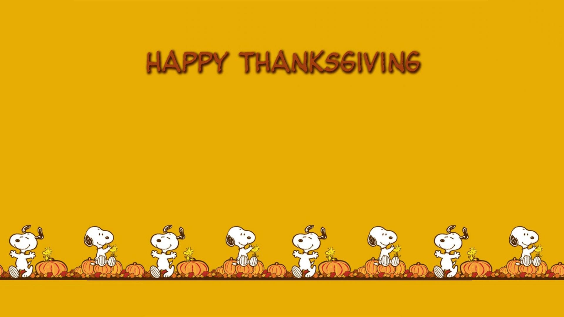 1920x1080 Snoopy Thanksgiving Wallpaper Background Widescreen, Desktop