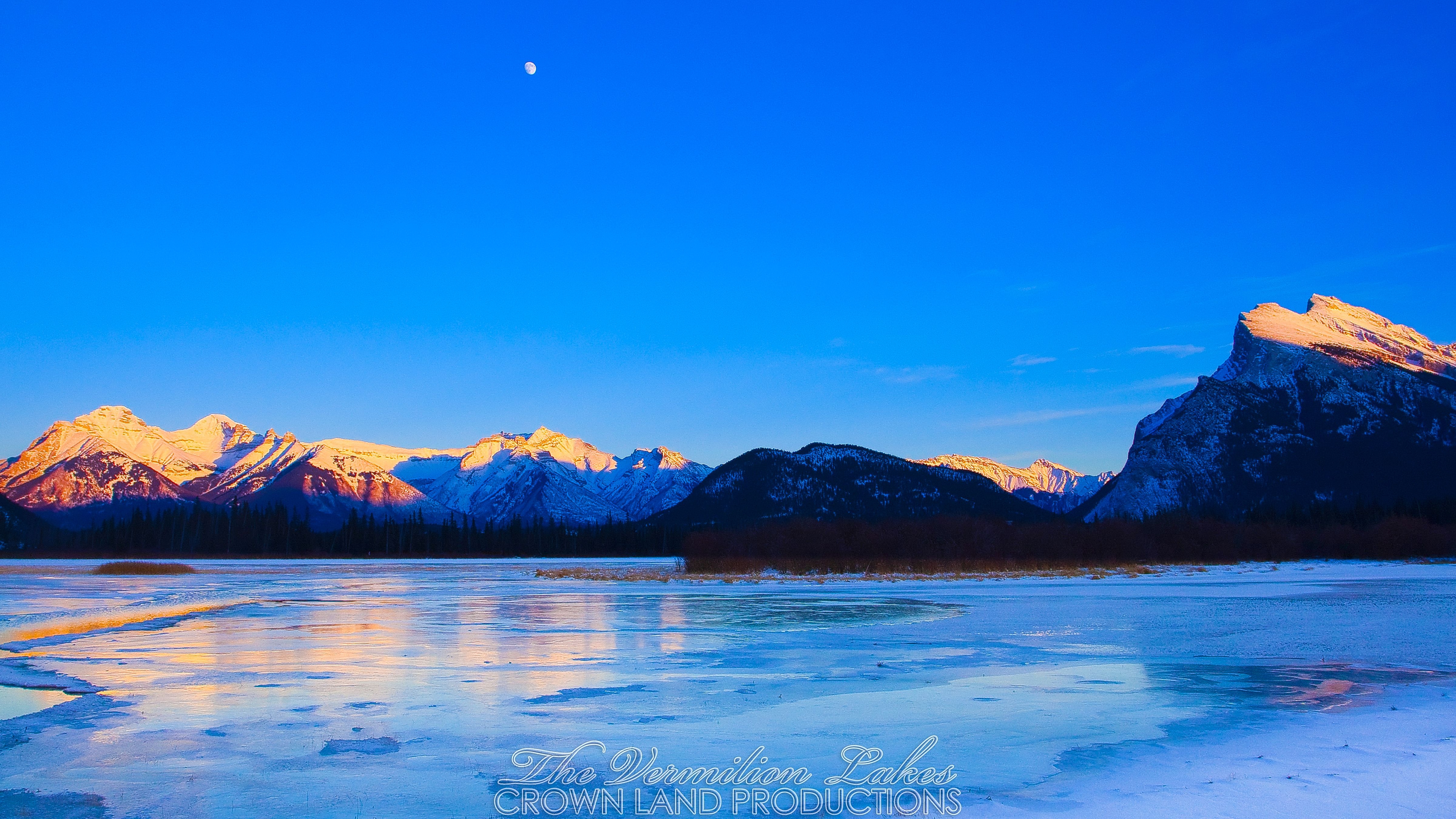 4800x2700 Vermilion Lakes 03K. Wallpaper. Crown Land Productions, Desktop