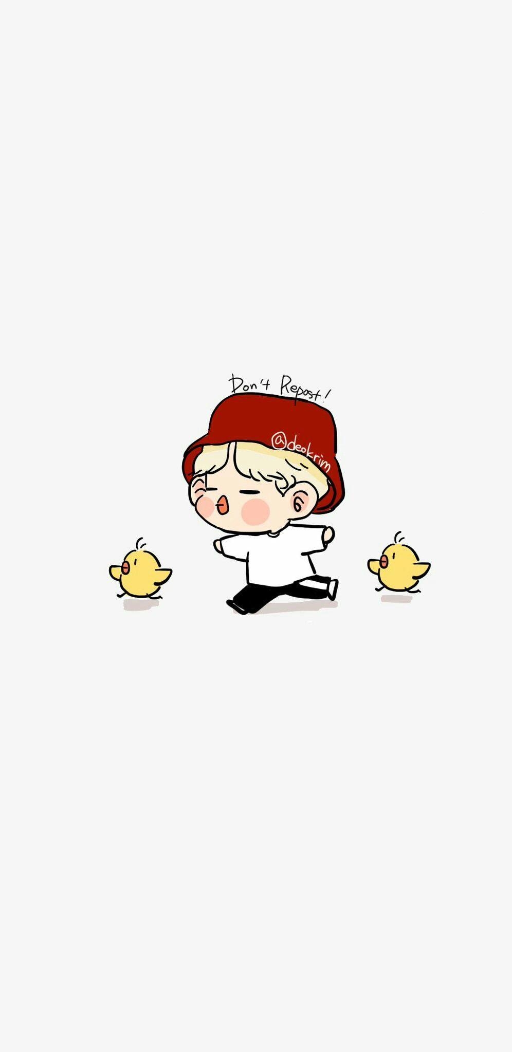 1000x2050 Collection of Bts Cartoon Drawing Wallpaper. High quality, free, Phone