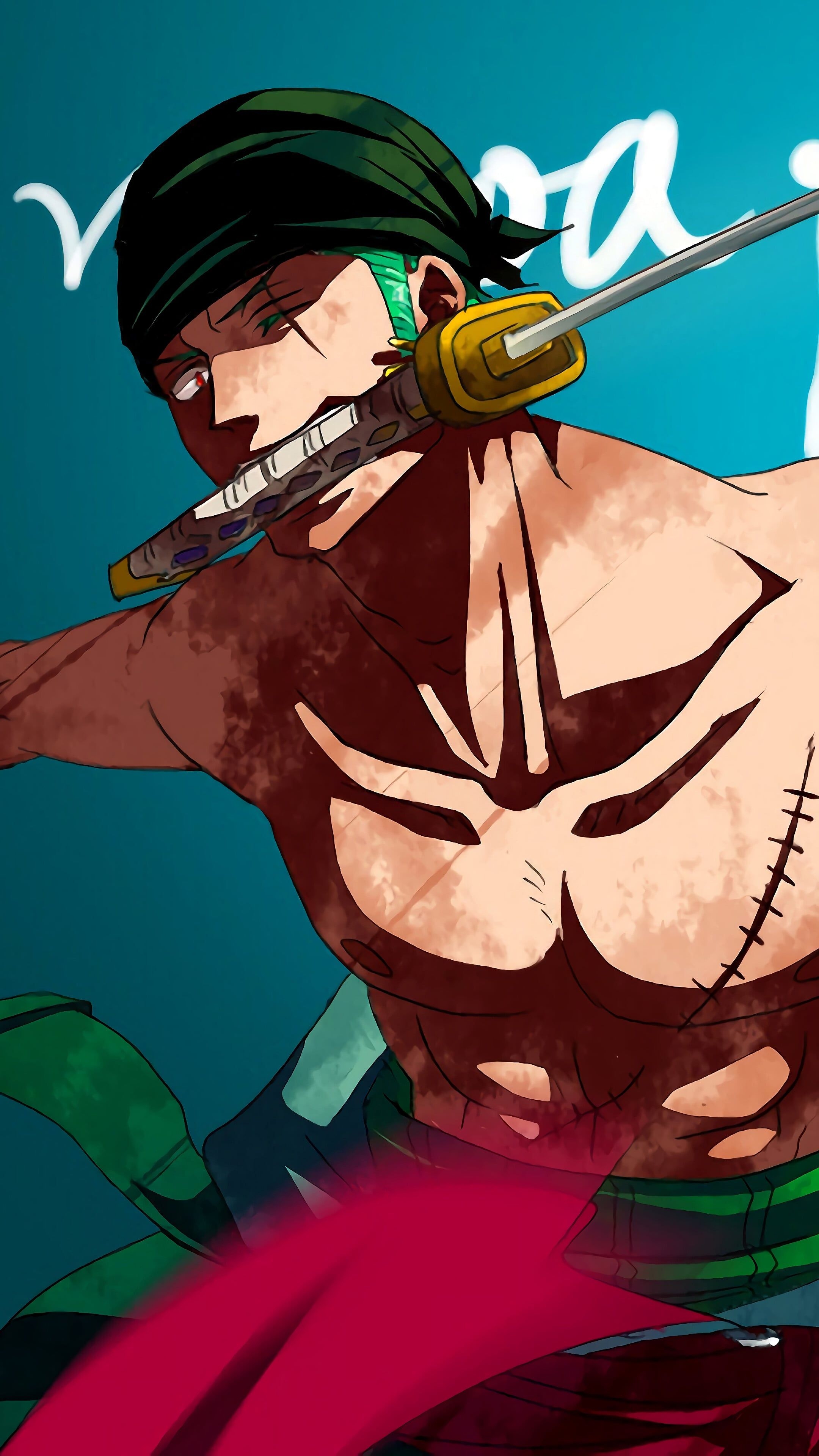 2160x3840 Zoro, almoe, mugiwara, one piece, Phone