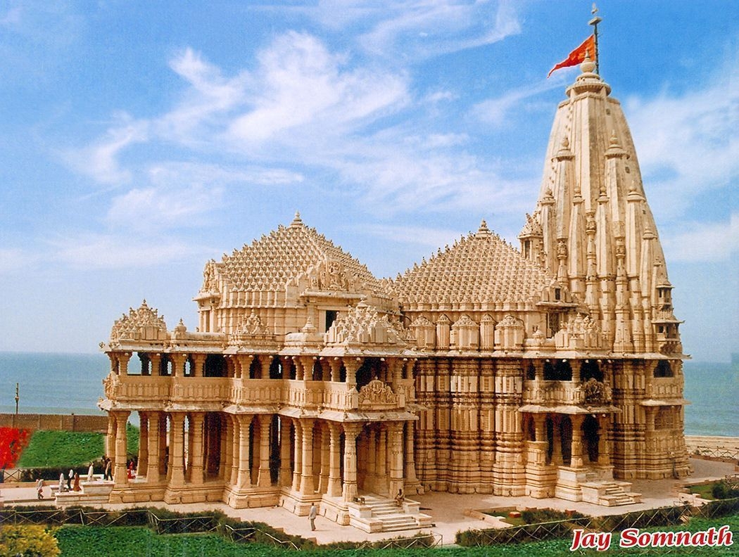 1050x800 Somnath Temple, Gujarat, India Prints. Temple india, Tourist places, Tourist attraction, Desktop