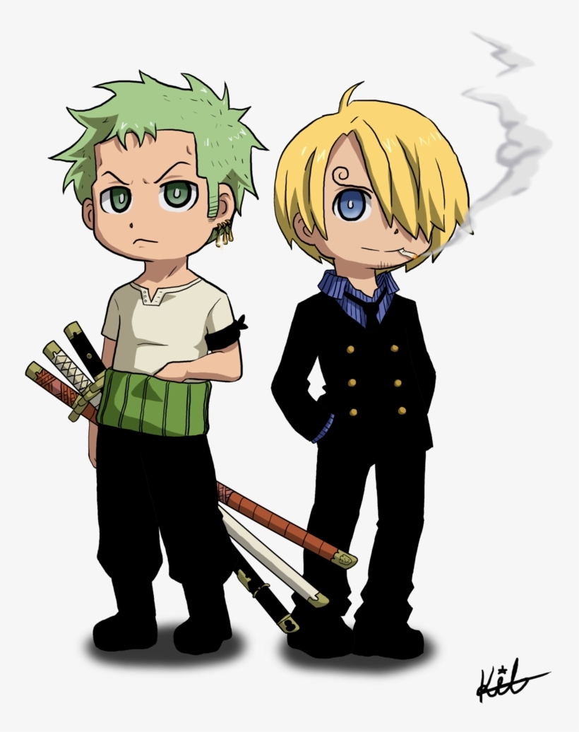 820x1040 Chibi Zoro And Sanji From One Piece Piece Chibi Zoro Transparent PNG Download on NicePNG, Phone