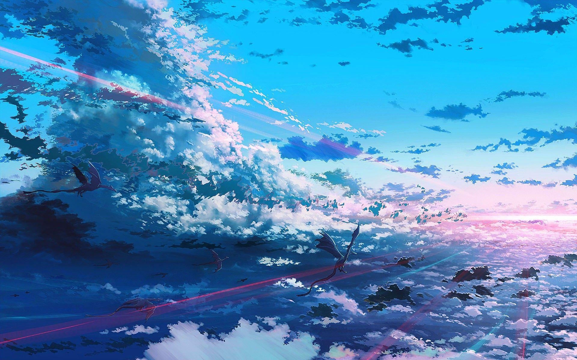 1920x1200 Anime Sky Wallpaper Free Anime Sky Background, Desktop