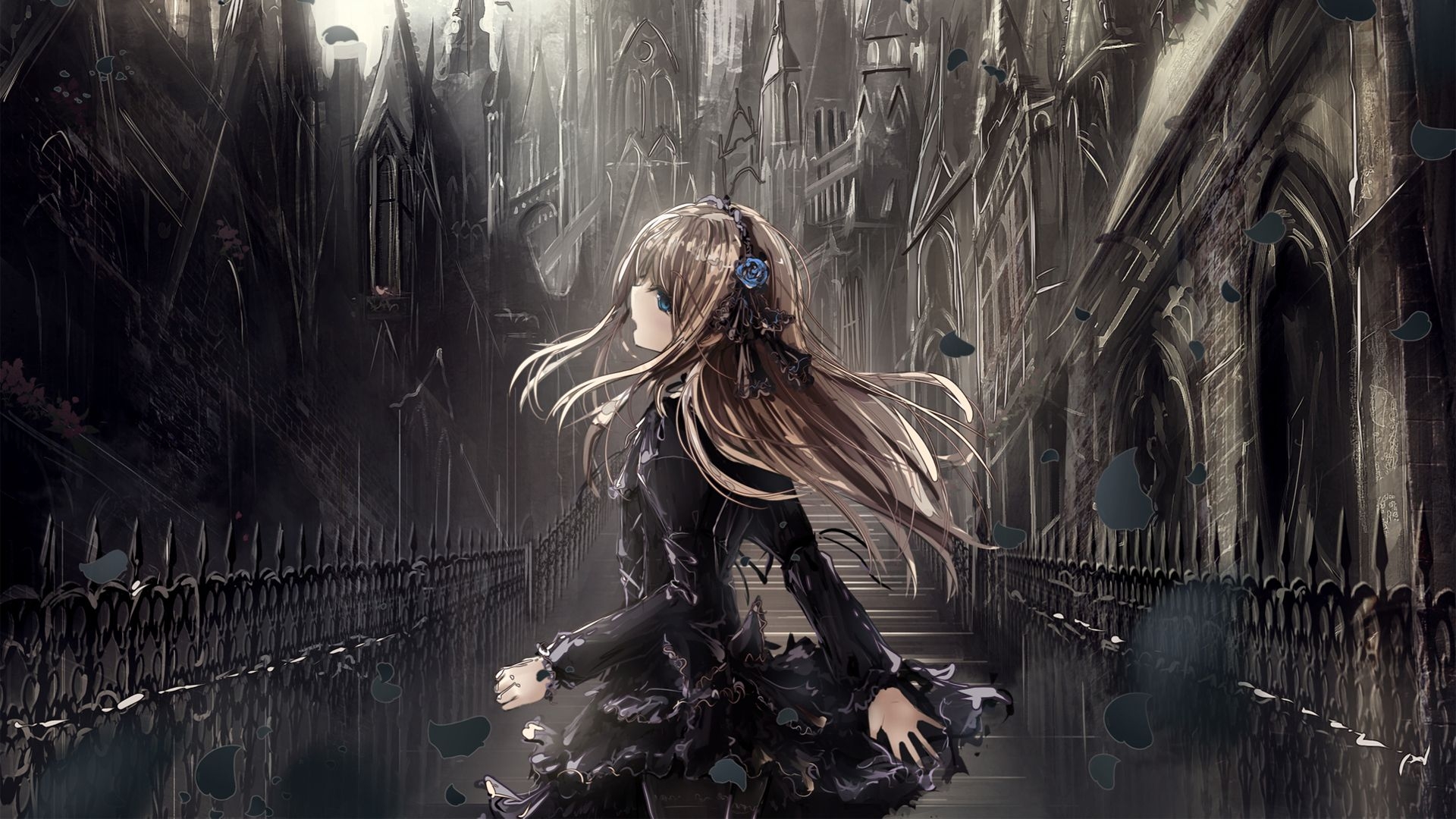 1920x1080 Gothic Anime Girl Wallpaper, Desktop