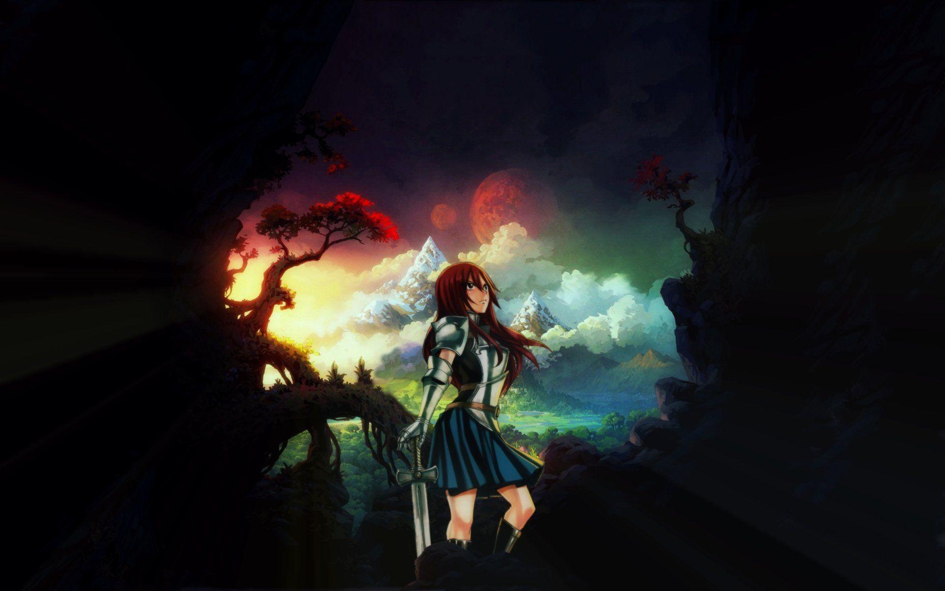 1920x1200 Anime Fairy Tail Erza Scarlet Fond d'écran. Fairy Tail, Desktop