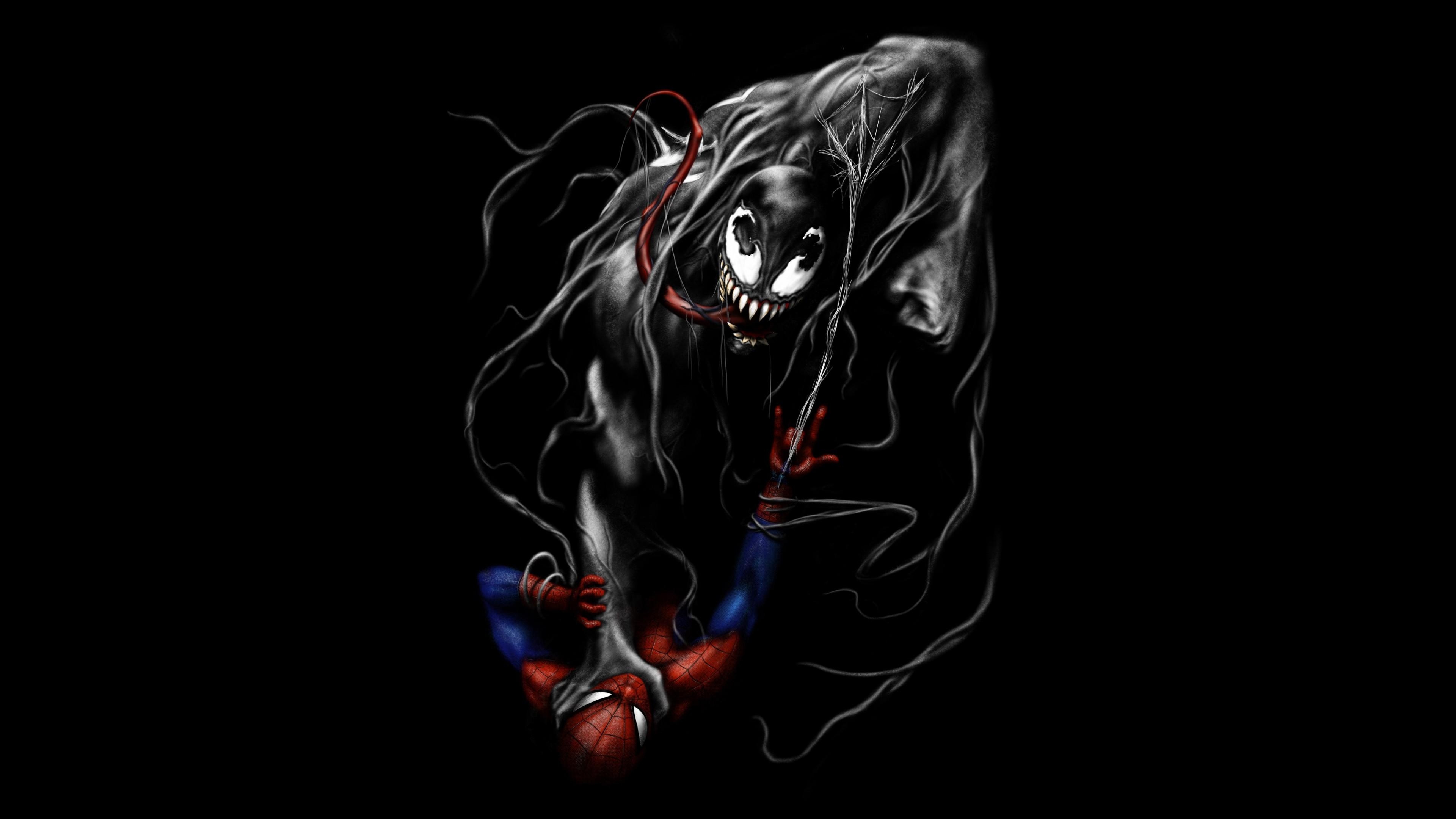 3840x2160 Spider Man Vs Venom 4k Ultra HD Wallpaper. Background Image, Desktop