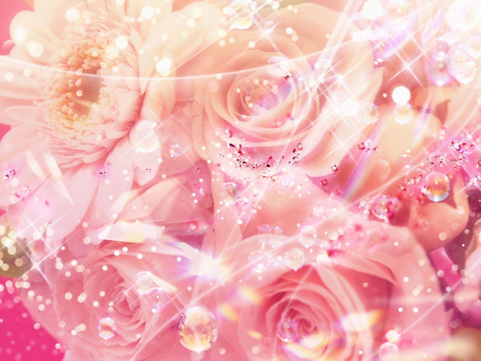 1600x1200 Wallpaper For > Pink Roses Background Wallpaper, Desktop