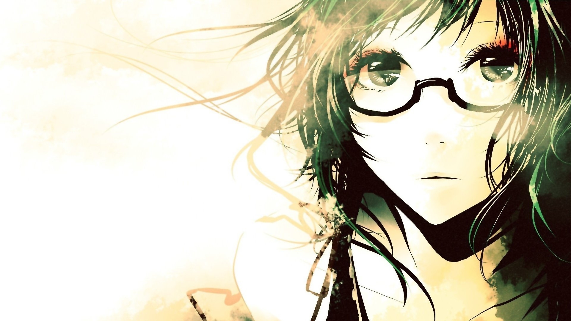 1920x1080 Anime Girl Glasses 10023 HD wallpaper, Desktop