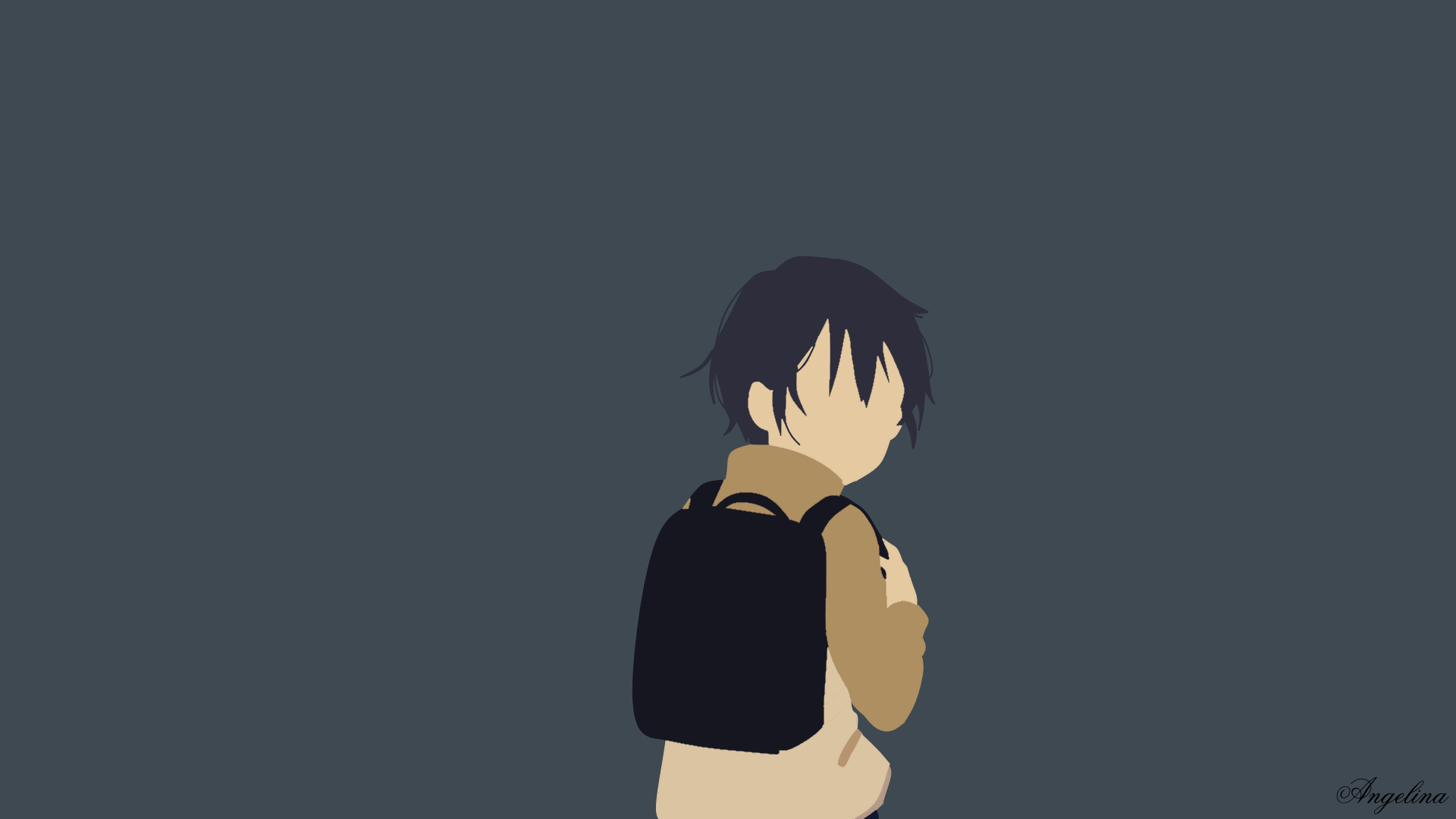 1920x1080 Satoru Fujinuma (Erased) Minimalist, Desktop