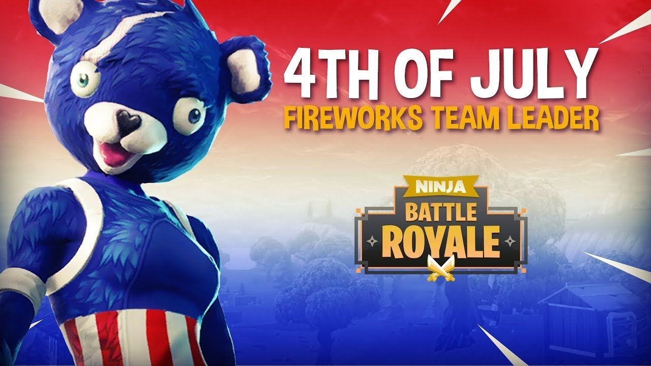 1280x720 NEW 4th of July Fireworks Team Leader Skin! Battle Royale, Desktop