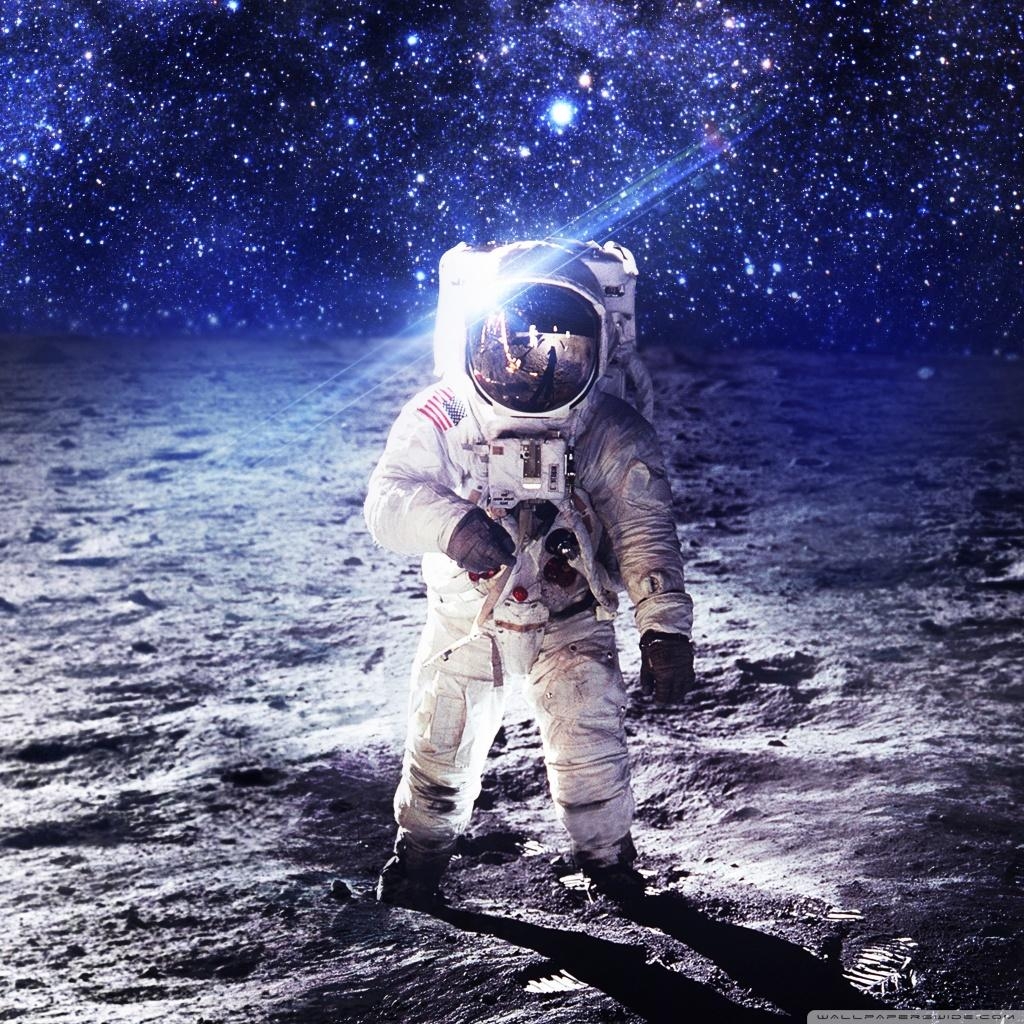 1030x1030 Man on the Moon ❤ 4K HD Desktop Wallpaper for 4K Ultra HD TV • Wide, Phone