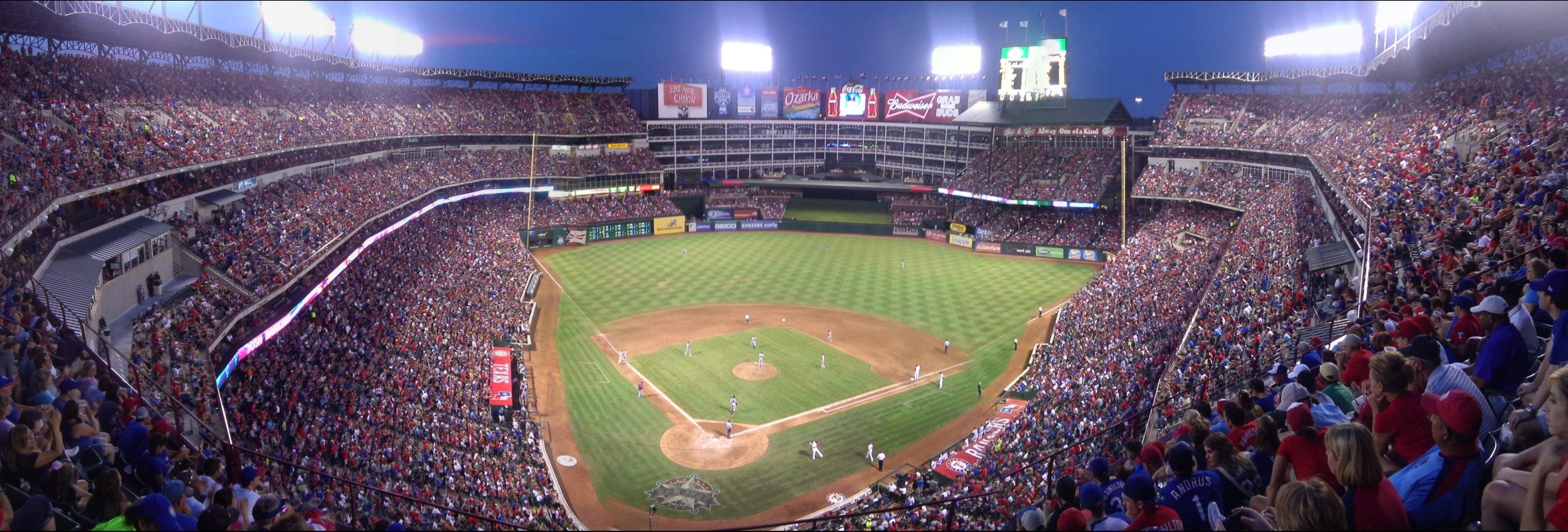 4440x1510 Baseball Texas MLB major league baseball Rangers Texas Rangers, Dual Screen