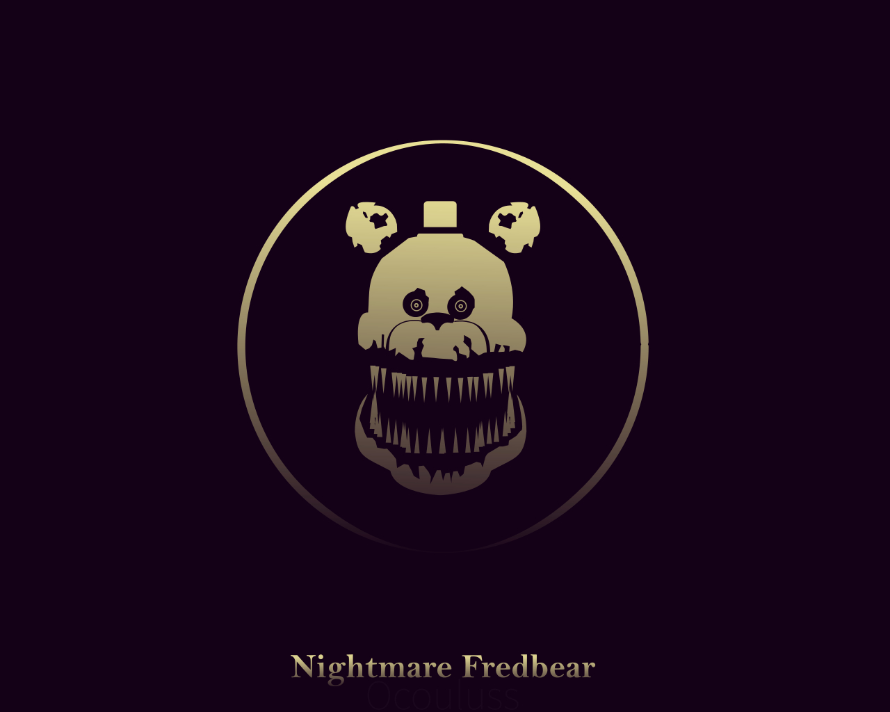 1280x1030 Nightmare Fredbear Wallpaper [], Desktop