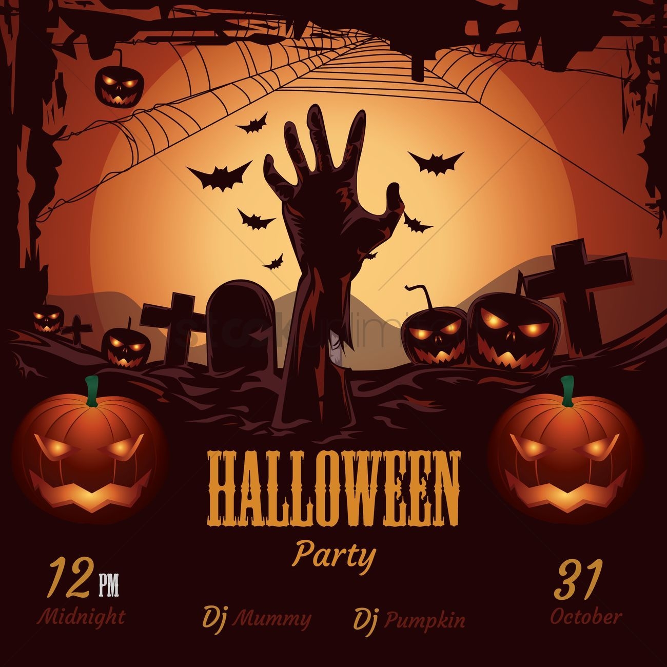 1300x1300 Halloween wallpaper Vector Image, Phone