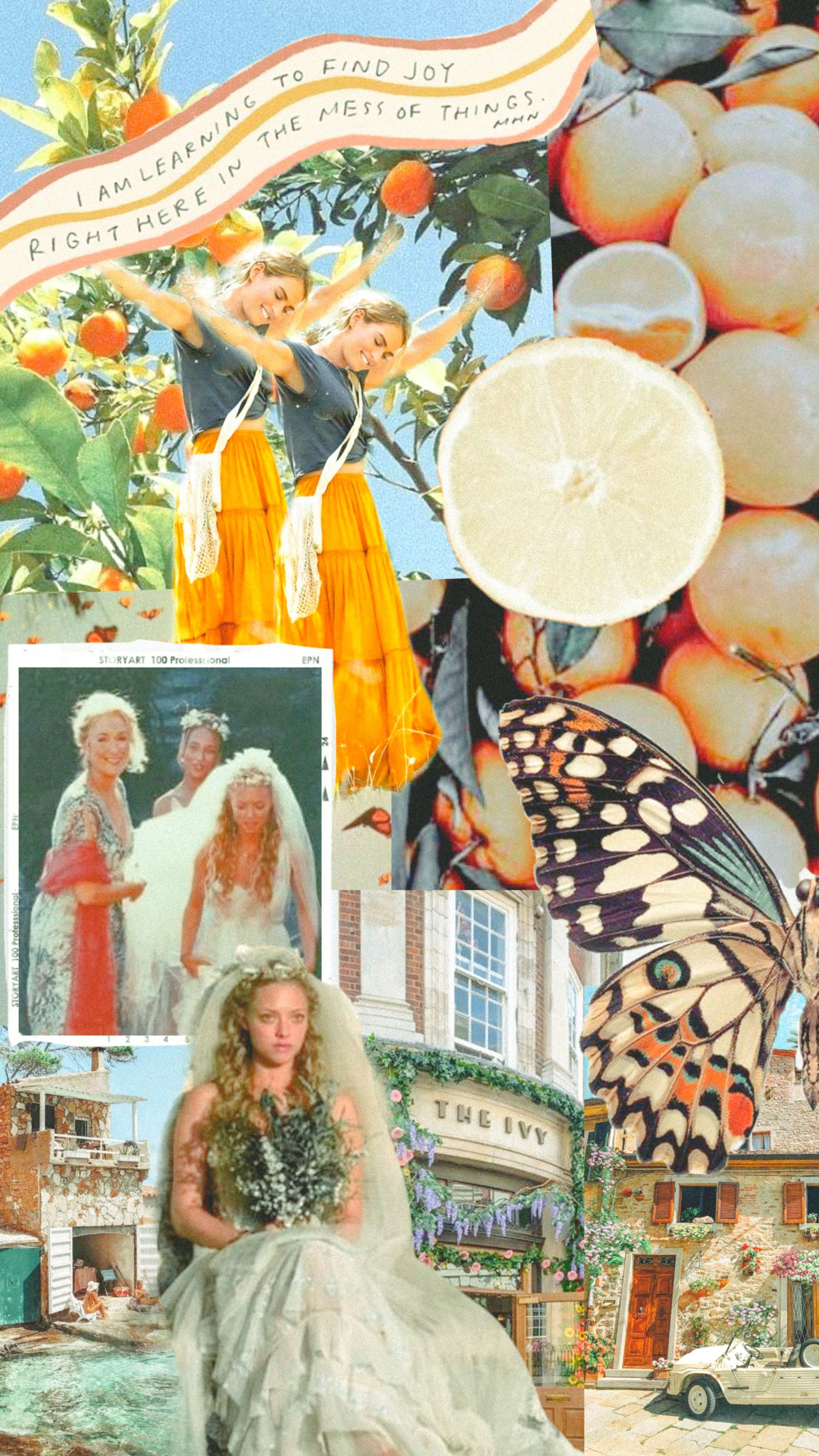 2310x4100 Mamma Mia aesthetic wallpaper collage background. Mamma mia, Mama mia, Dancing queen, Phone