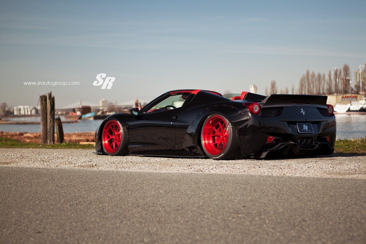 1460x980 Ferrari 458 Spider Liberty Walk Cars Tuning PUR Wheels, Desktop