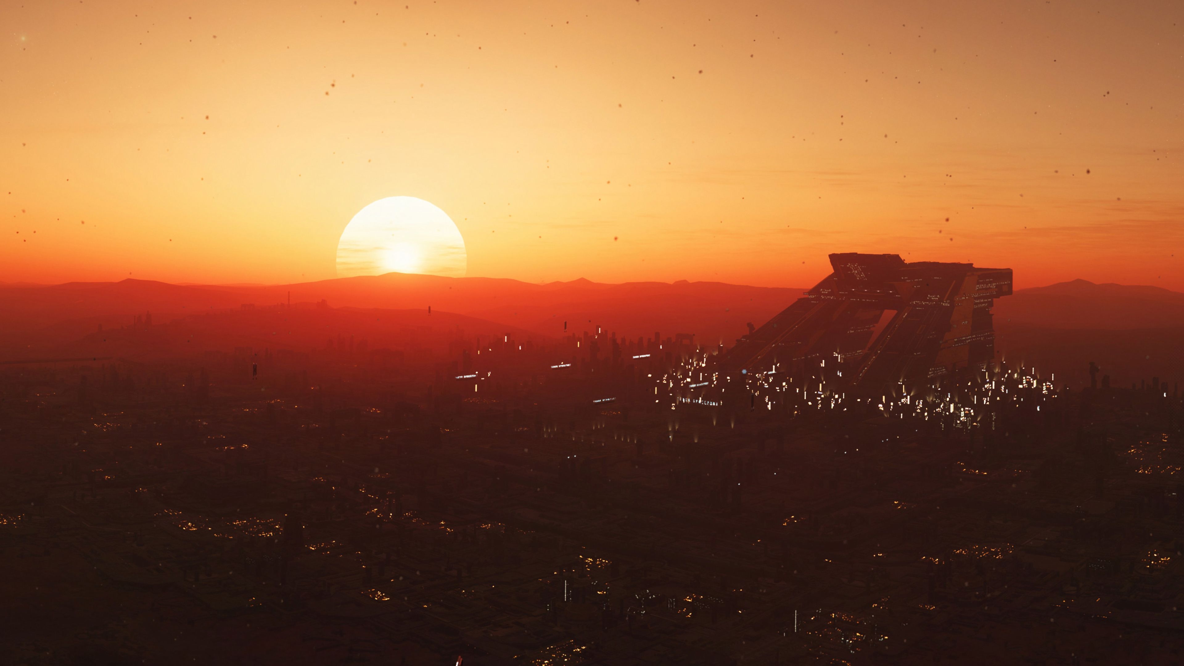 3840x2160 Wallpaper 4k Star Citizen Sunset In Hurston Planet 4k Wallpaper, Games Wallpaper, Hd Wallpaper, Pc Games Wallpaper, Star Citizen Wallpaper, Sunset Wallpaper, Desktop