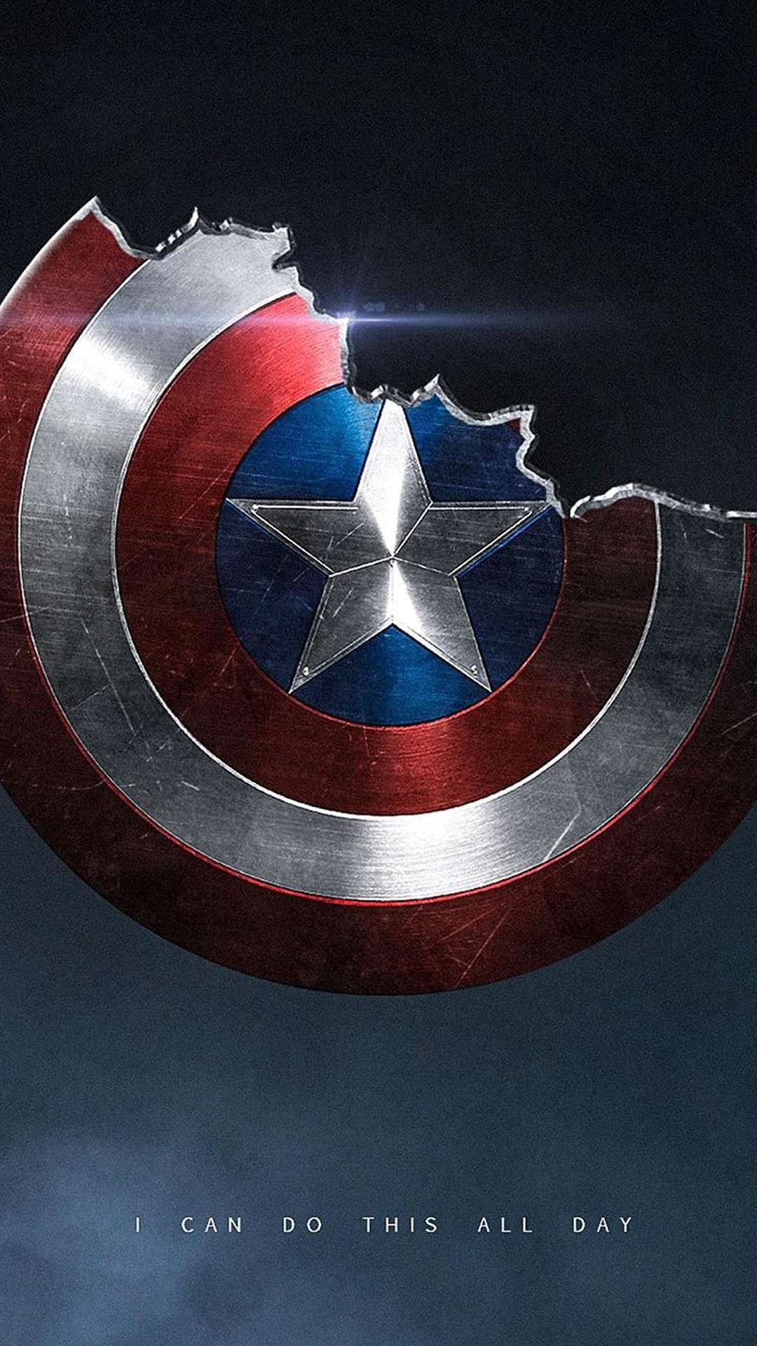 1080x1920 Broken Shield Of Captain America IPhone Wallpaper. Captain, Phone