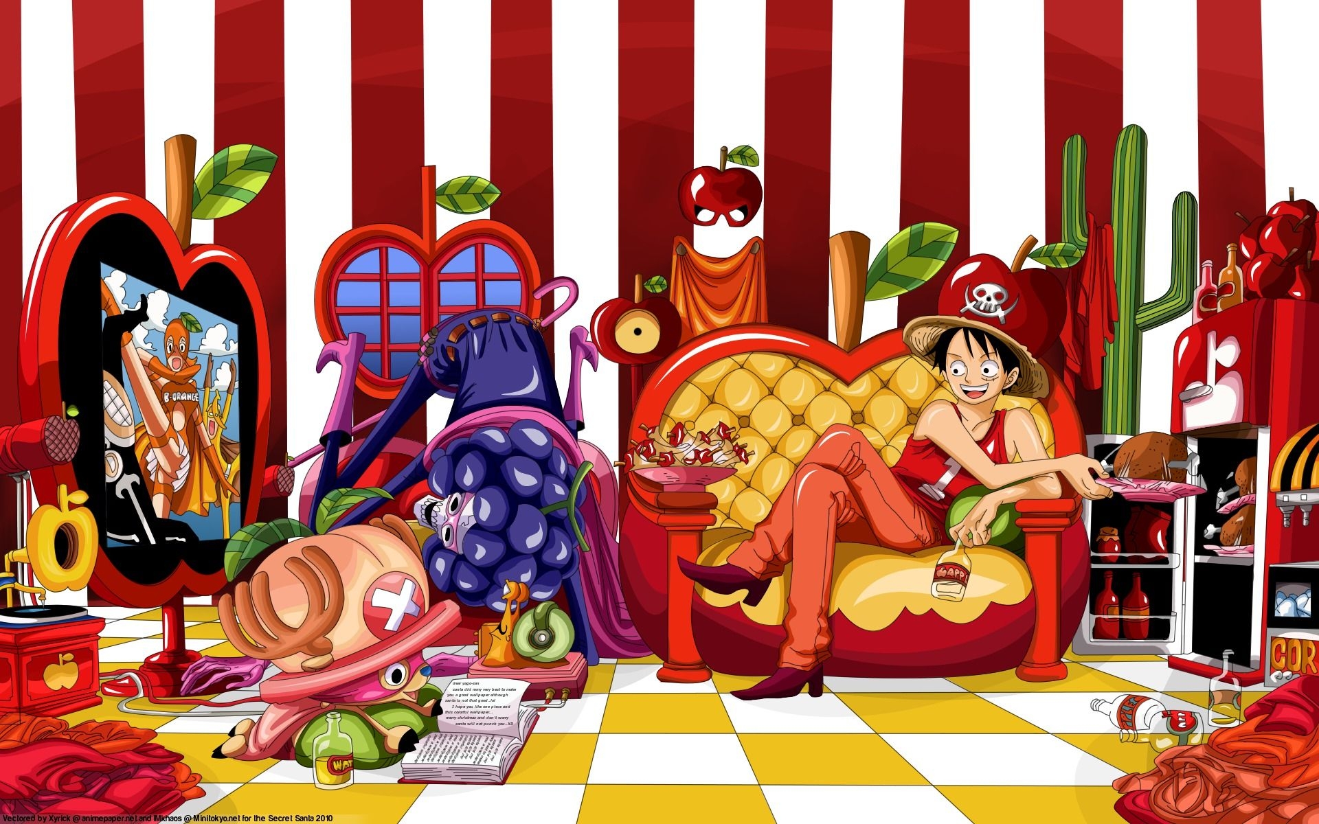 1920x1200 Wallpaper One Piece Christmas, Desktop