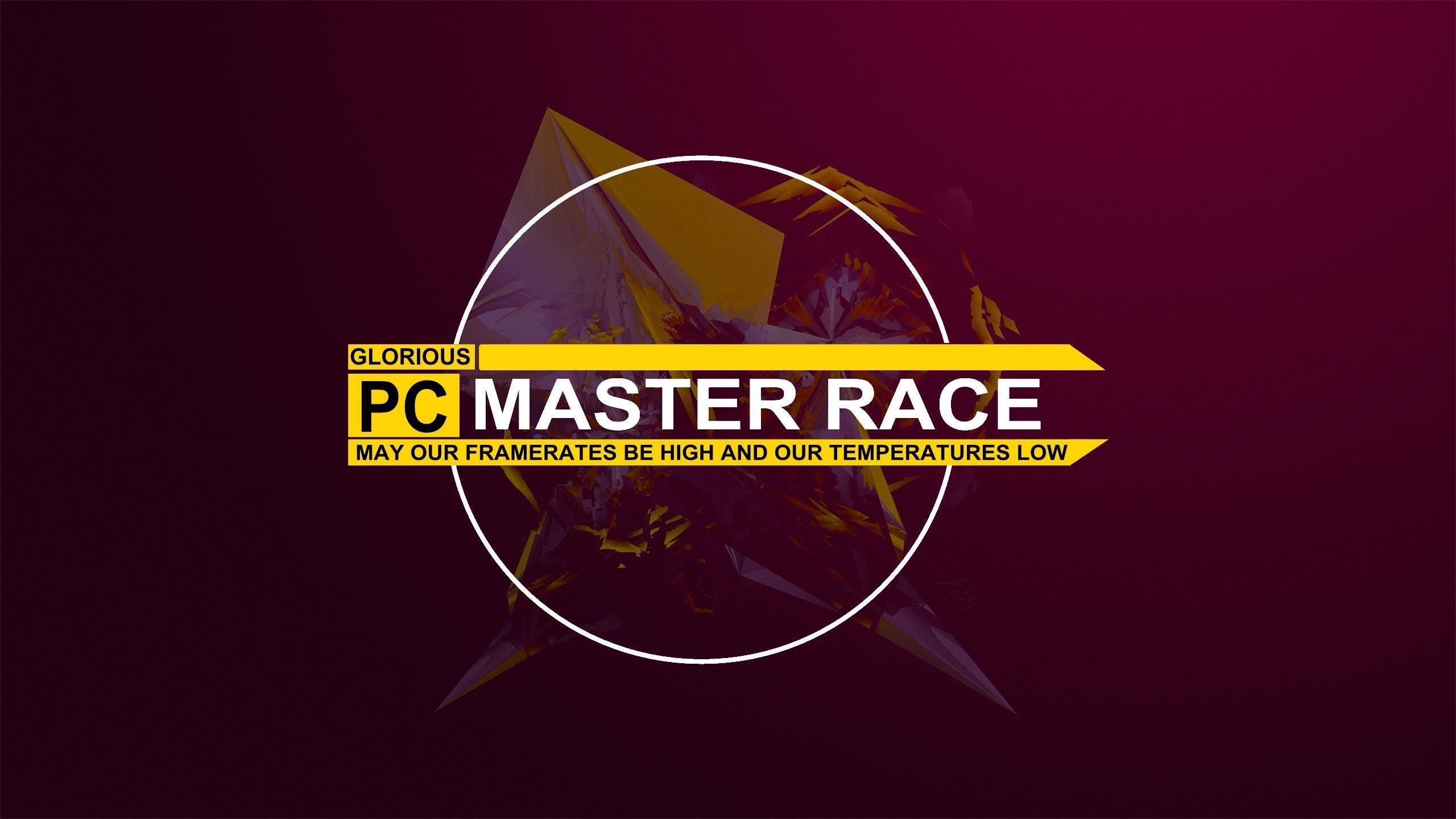 2560x1440 PC master race wallpaper, Desktop