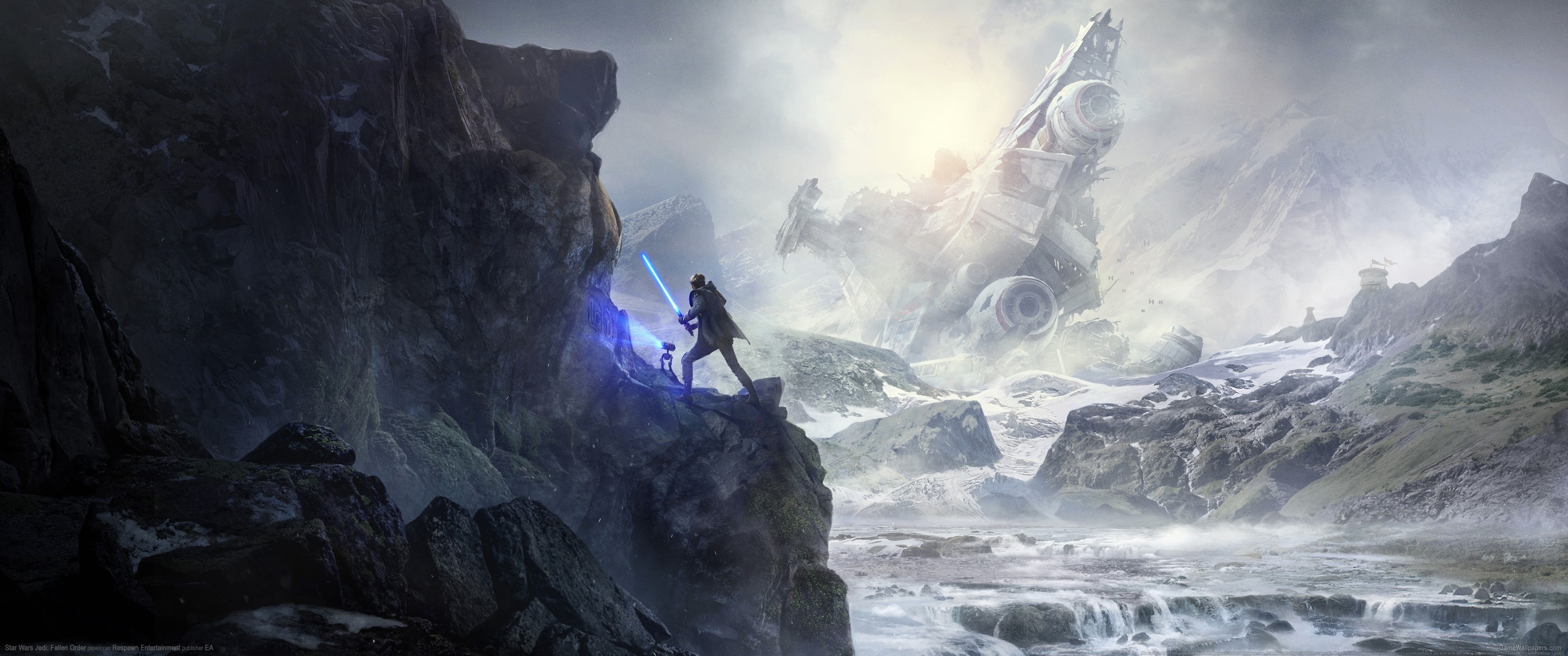 3440x1440 Wallpaper / Video Games, Video Game Art, Ultrawide, Ultra Wide, Star Wars, Jedi, Fallen Order, Jedi: Fallen Order Free Download, Dual Screen