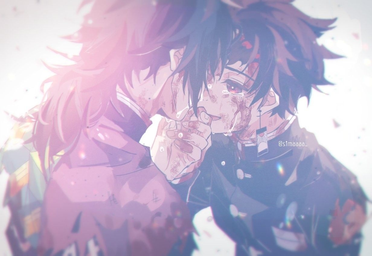 1240x850 Giyuu x Tanjirou ideas. demon, slayer, slayer anime, Desktop