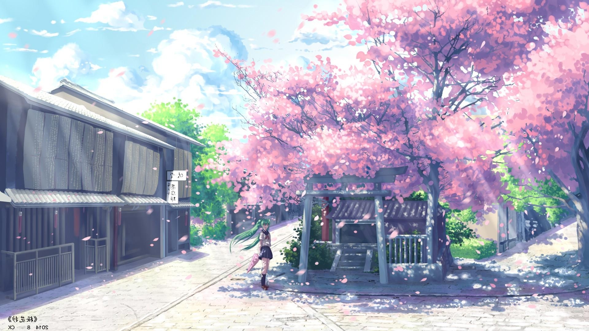 1920x1080 Anime Cherry Blossom Wallpaper.spb.ru, Desktop