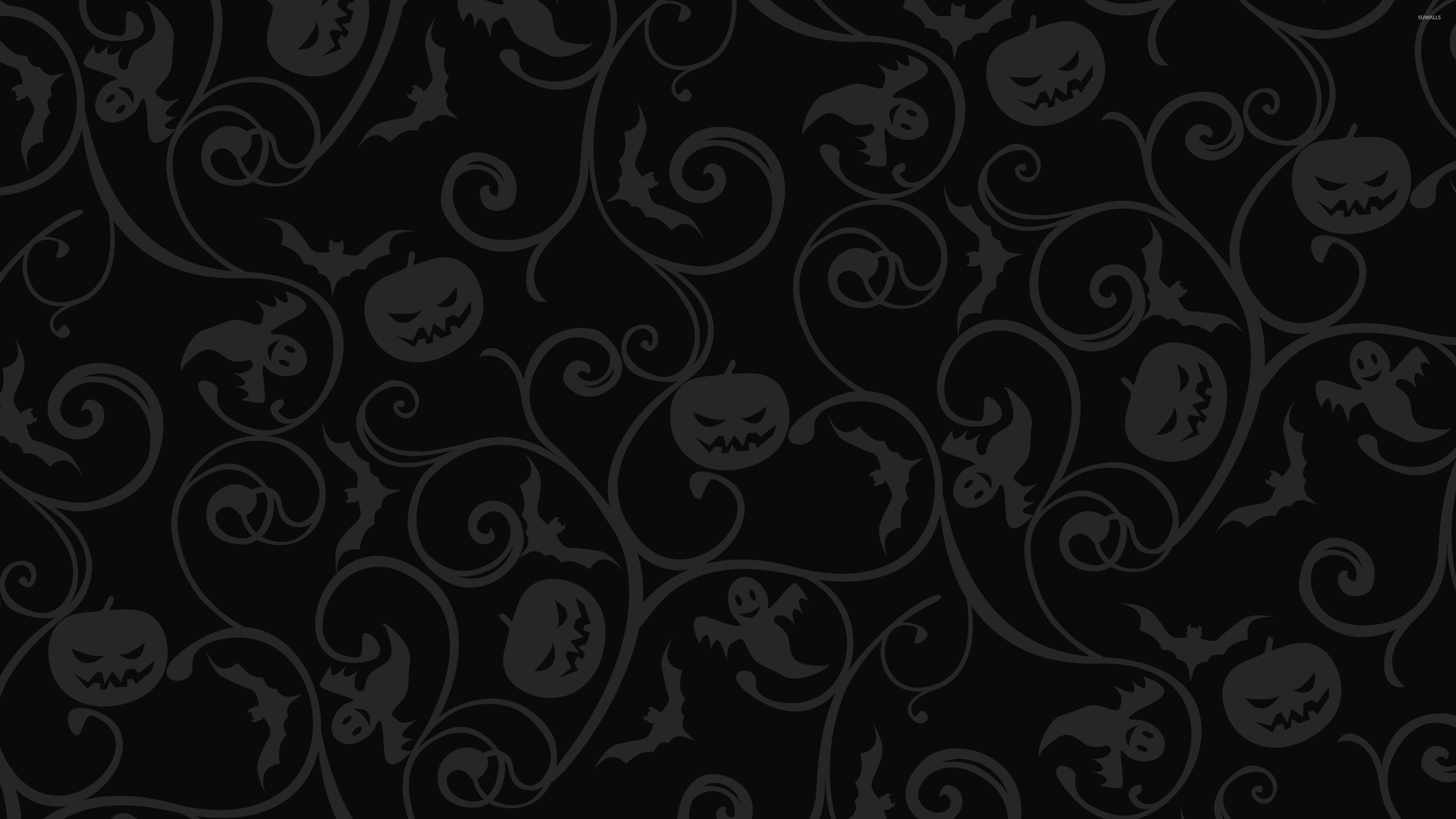 3840x2160 Halloween Pattern Wallpaper Free Halloween Pattern Background, Desktop