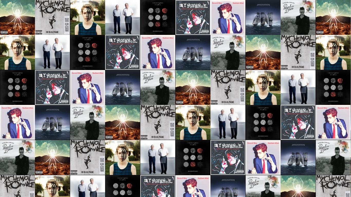 1370x770 My Chemical Romance Danger Days The Black Parade Wallpaper « Tiled, Desktop