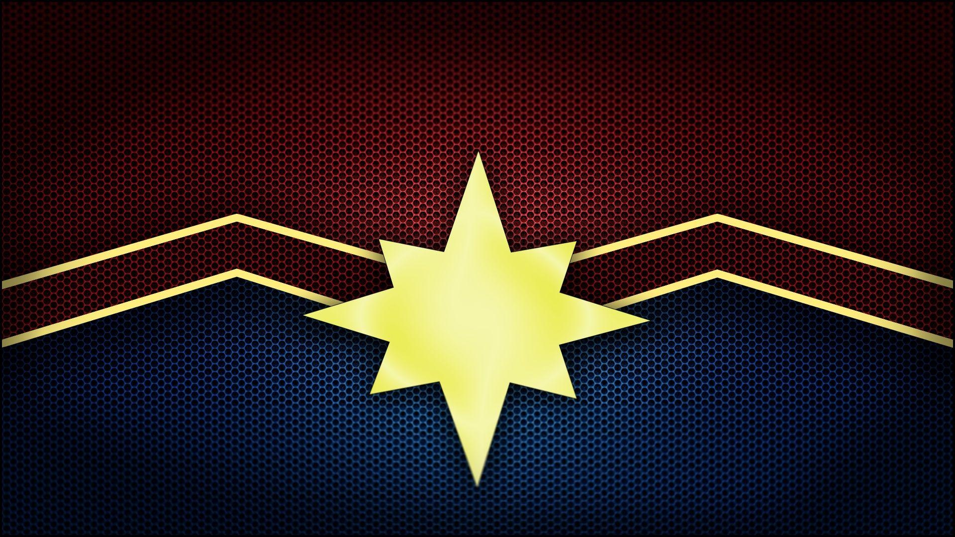 1920x1080 Captain Marvel Logo, HD Superheroes, 4k Wallpaper, Image, Desktop