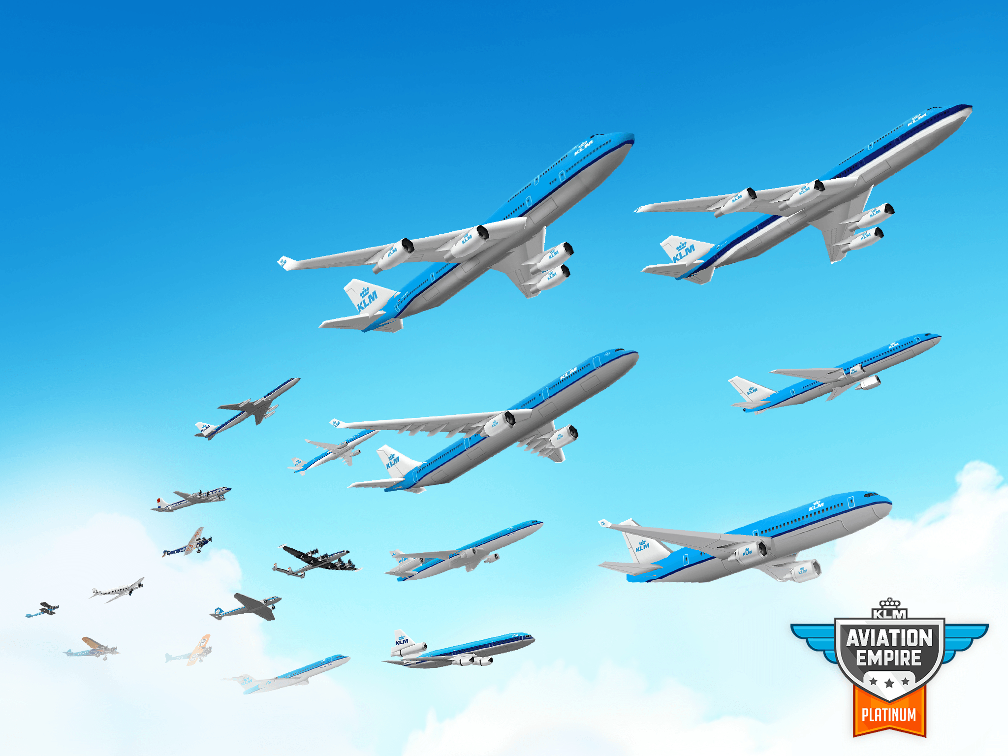 2050x1540 Aviation Empire, KLM's 3D strategic game for iOS and Android, Desktop